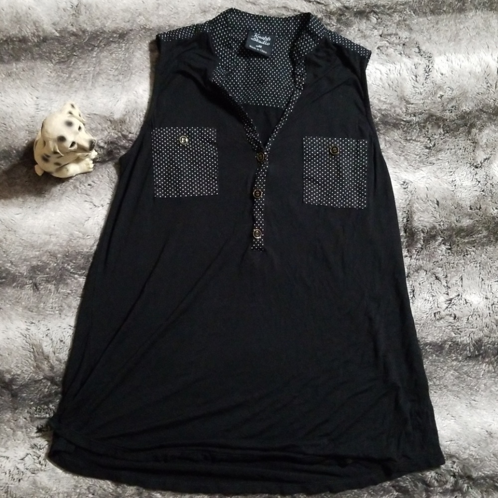 Black with polka dots Shirt